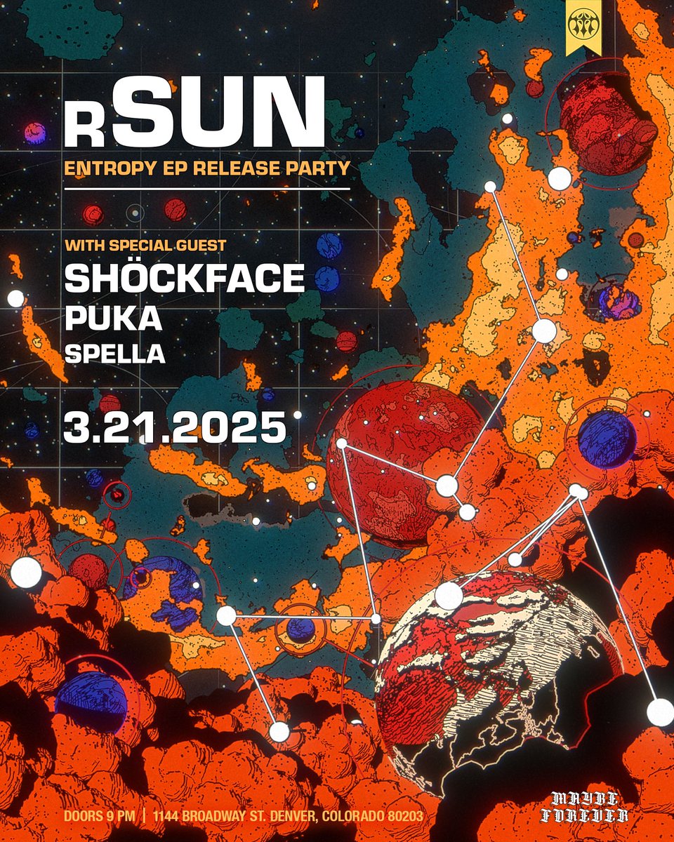 rSUN (@rsun_music) on Twitter photo Denver!! Come celebrate my EP release with me this Friday. Free with RSVP but it’s super limited so get in while you can!
<a href="/MemoryPalaceRec/">Memory Palace</a> <a href="/MAYBEFOREVER2K/">MAYBE FOREVER</a> Denver!! Come celebrate my EP release with me this Friday. Free with RSVP but it’s super limited so get in while you can!
<a href="/MemoryPalaceRec/">Memory Palace</a> <a href="/MAYBEFOREVER2K/">MAYBE FOREVER</a>