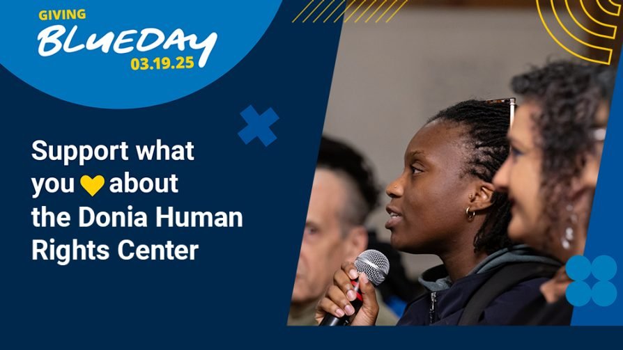 Giving Blueday is coming up! The DHRC supports educational activities such as exchange programs, curricular development, and provides students with fellowships for research and internships focused on human rights. 
myumi.ch/3R3Ak