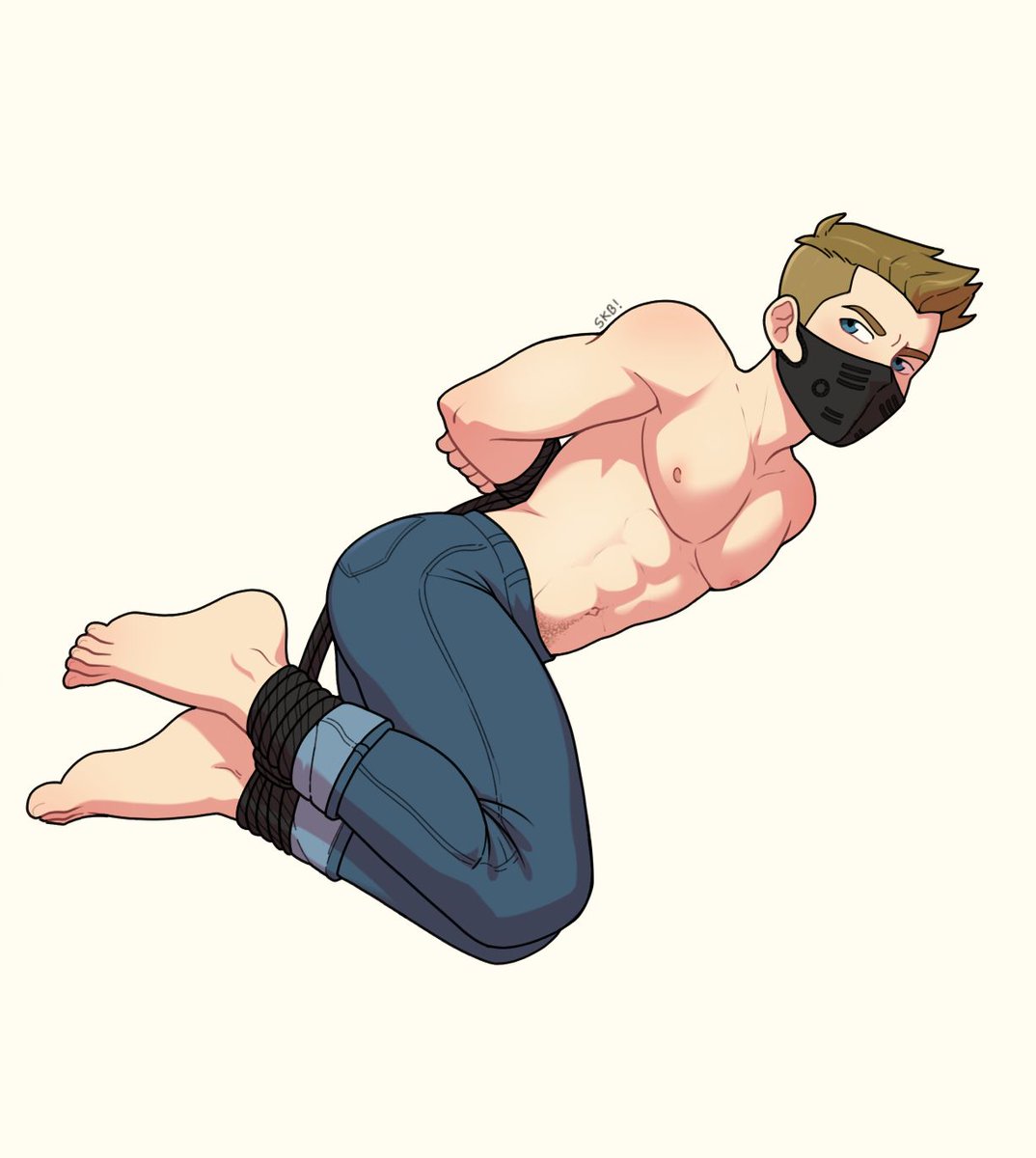 Remake of an old drawing I made for <a href="/tied_boi/">𝕥𝕚𝕖𝕕_𝕓𝕠𝕚</a>
I hope you like this new one^^