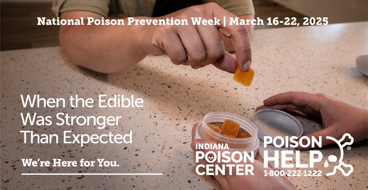 Edible cannab*s products can be very strong
👉Start with a low dose
👉Wait for effects before eating more
👉Avoid combining w/other substances (alcohol or medications)
☎️1-800-222-1222 if you experience unexpected side effects like anxiety, paranoia, or hallucinations #NPPW25