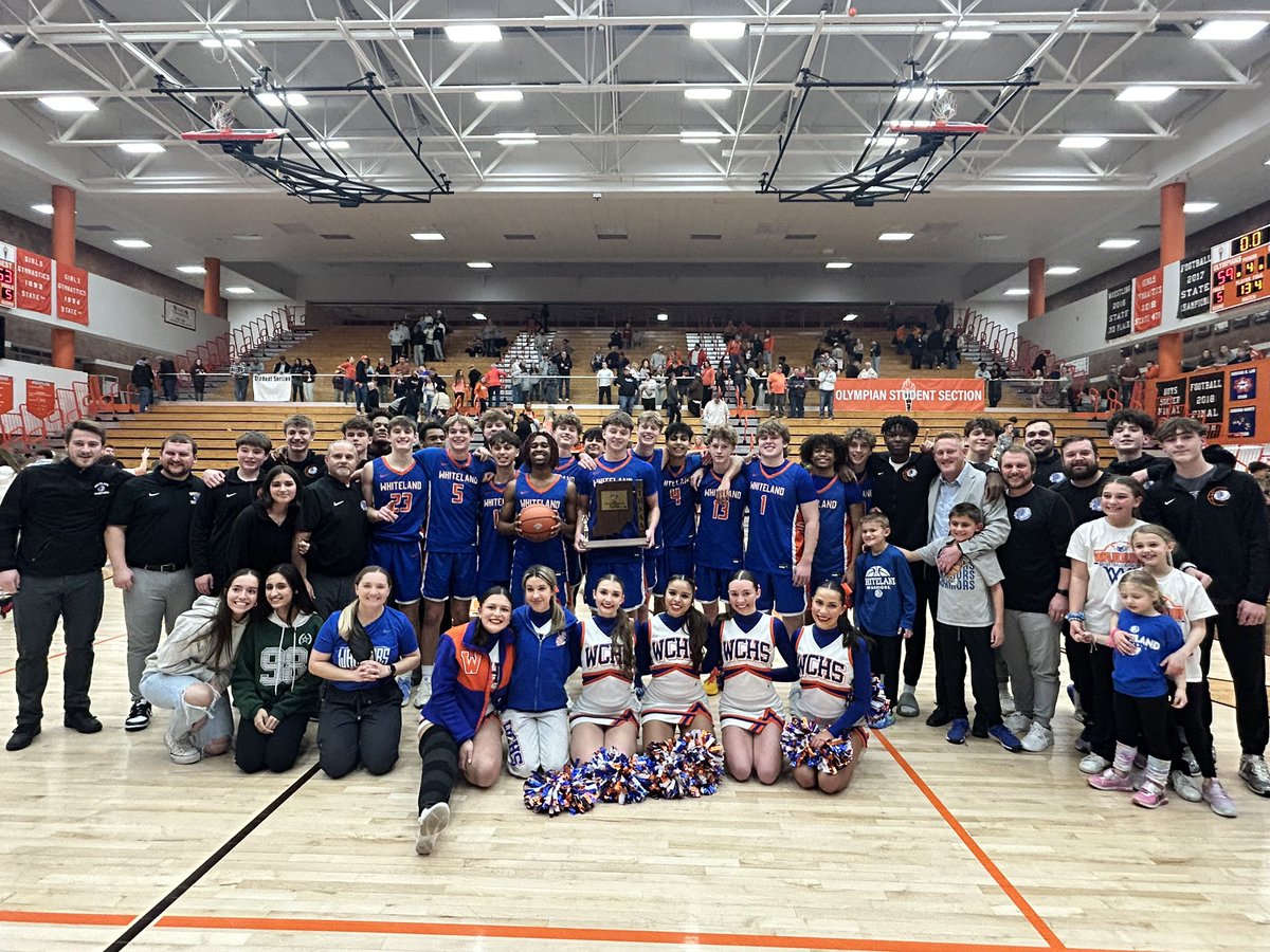 CoachCangany's tweet image. I want to thank my players, managers, administrators, coaching staff, my wife & kids, our coaching family, our student section and fans, and our Whiteland community for a season that I will never forget!
THANK YOU!!
