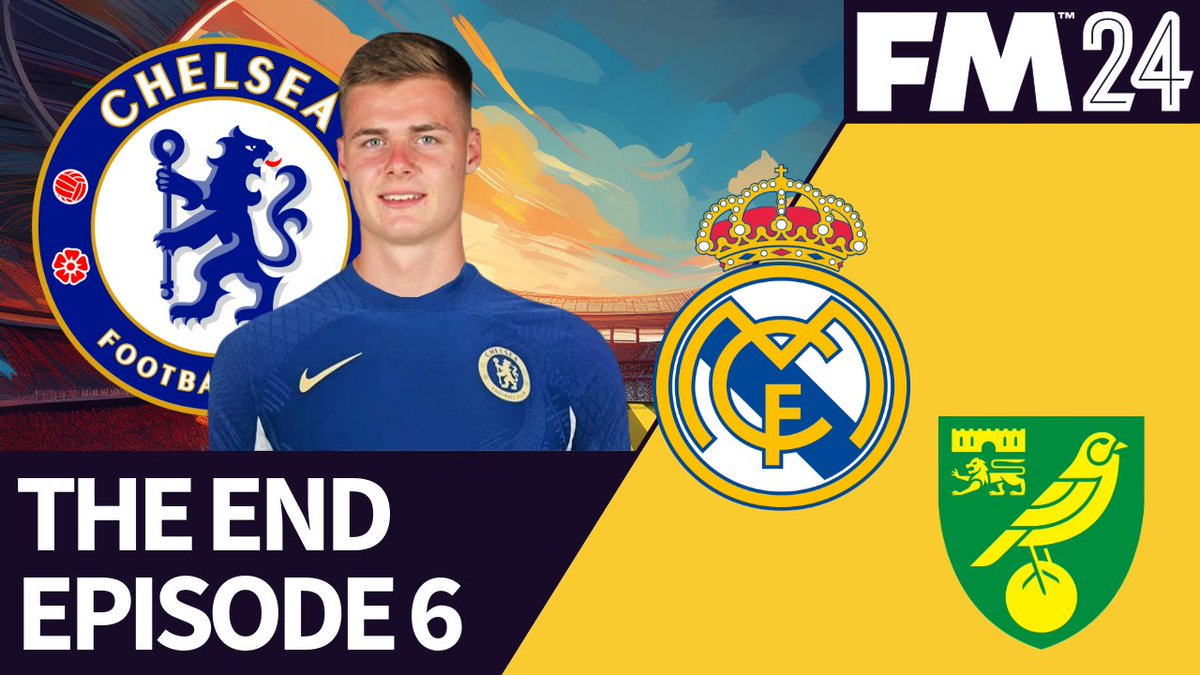AndrewRally's tweet photo. Episode 6 of my FM24 series is out now.
Only a few games of the season left as we chase 6 trophies.
#fm24 #ChampionsLeague #PremierLeague #Chelsea #RealMadrid #norwichcityfc #evanferguson #YouTube #youtuberetweet @RetweetYT
https://t.co/zKn6uUa4V0 https://t.co/lbswcyfgNH