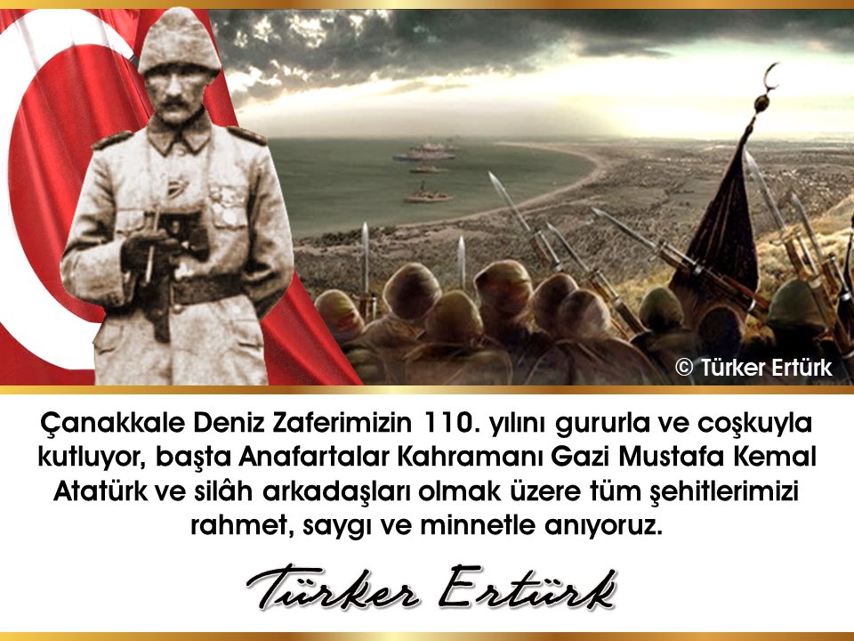 Kahramanlarımızı saygı ve minnetle anıyorum. Ruhları şad olsun.