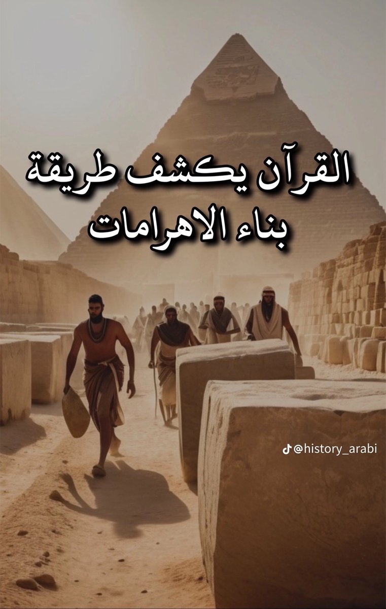 بشكل مختصر القرآن الكريم يكشف  طريقة بناء الاهرامات

تابع :