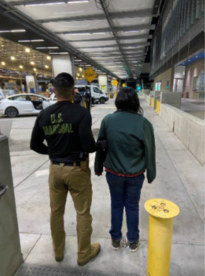 On March 19th, U.S. Marshals from AZ and S/CA in coordination with Mexican authorities, arrested two subjects in Mexico . One suspect was wanted in AZ on drug charges and the other suspect was wanted in CA on fraud charges.
