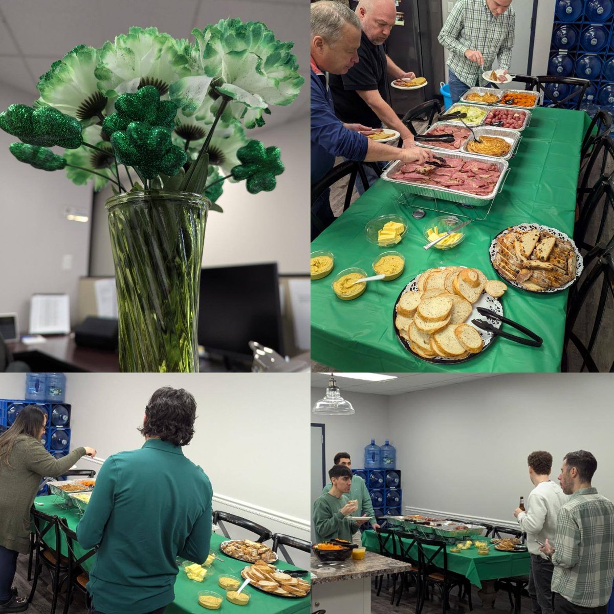 The luck o' the Irish hit the Rodman office today when our Management team treated the company to a delicious St. Paddy's spread from local favorite, <a href="/unclegiuseppes/">Uncle Giuseppe's</a>! ☘️🌈 We may not have danced, but we did EAT like no one was watching! 😄🇮🇪
