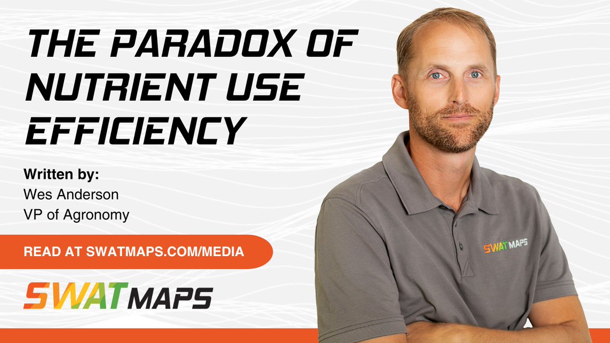 SWAT MAPS (@swatmaps) on Twitter photo "The next time you do a fertilizer trial on your farm and see no results, don't be disappointed! It might mean you can pat yourself on the back and thank your soil for doing its job🌱."
In our latest blog, VP of Agronomy <a href="/fielddirt/">Wes Anderson</a> explains this further and how #SWATMAPS can "The next time you do a fertilizer trial on your farm and see no results, don't be disappointed! It might mean you can pat yourself on the back and thank your soil for doing its job🌱."
In our latest blog, VP of Agronomy <a href="/fielddirt/">Wes Anderson</a> explains this further and how #SWATMAPS can