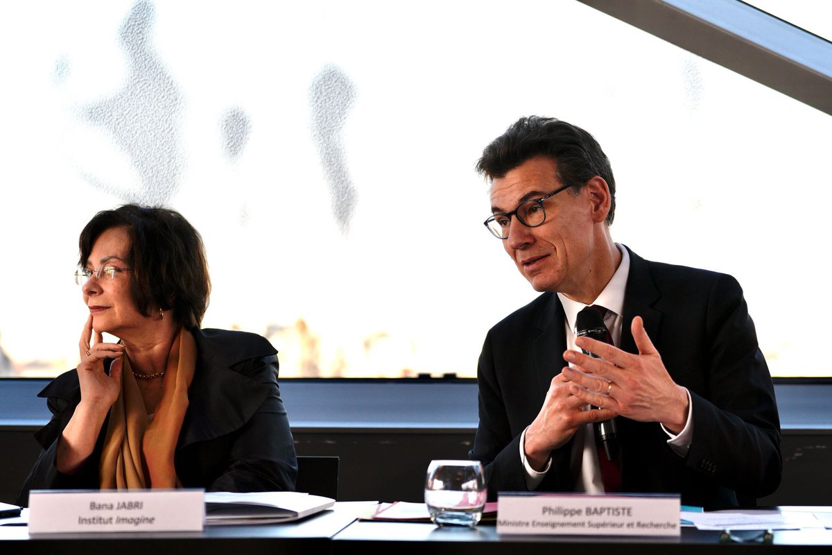 Philippe Baptiste (@phbaptiste) on Twitter photo L’<a href="/InstitutImagine/">Institut Imagine</a> est un exemple de réussite à la française dans le domaine de l’innovation en santé.
L’IHU incarne l’excellence.
Excellence dans l’innovation pour mieux comprendre et soigner les maladies rares et génétiques, avec 99 familles brevets actifs,
Excellence dans L’<a href="/InstitutImagine/">Institut Imagine</a> est un exemple de réussite à la française dans le domaine de l’innovation en santé.
L’IHU incarne l’excellence.
Excellence dans l’innovation pour mieux comprendre et soigner les maladies rares et génétiques, avec 99 familles brevets actifs,
Excellence dans