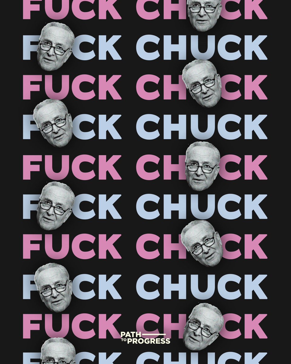 PathToProg's tweet image. Chuck Schumer rolled over for Trump and Elon Musk. We can’t wait to elect his replacement.