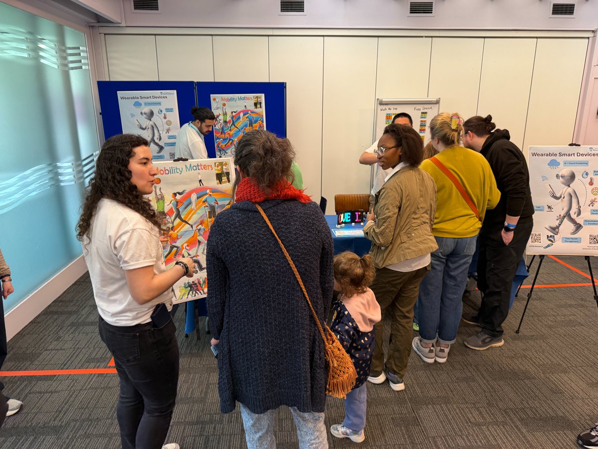 Liudi_Jiang's tweet image. Our team from @UoSEngineering hosted a busy booth of “Move It to Prove It!” to showcase healthcare engineering at #SOTSEF. It was great to see family members across all ages have enjoyed “walk the line” &amp;amp; “Knee stretch” activities with a competitive score board. Well done to all!