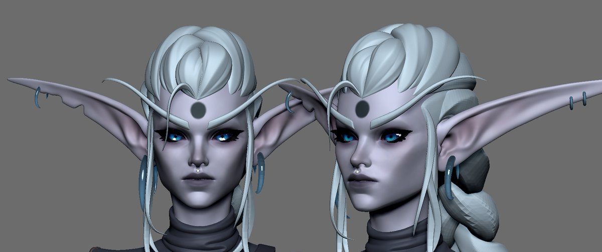 WIP.
original art x.com/Nise_Loftsteinn

#elf #wow #zbrush