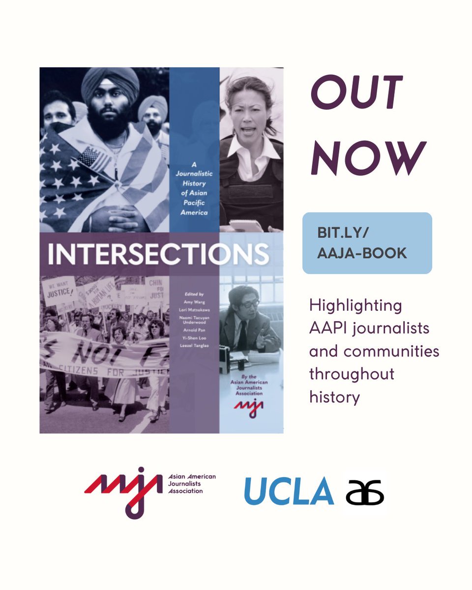AAJA's “Intersections: A Journalistic History of Asian Pacific America,” published with <a href="/uclaaasc/">UCLA Asian American Studies Center</a>, is now out! The book highlights the importance of AAPI journalists’ roles during key moments in history. Learn more at aaja.org/intersections and order at biy.ly/aaja-book