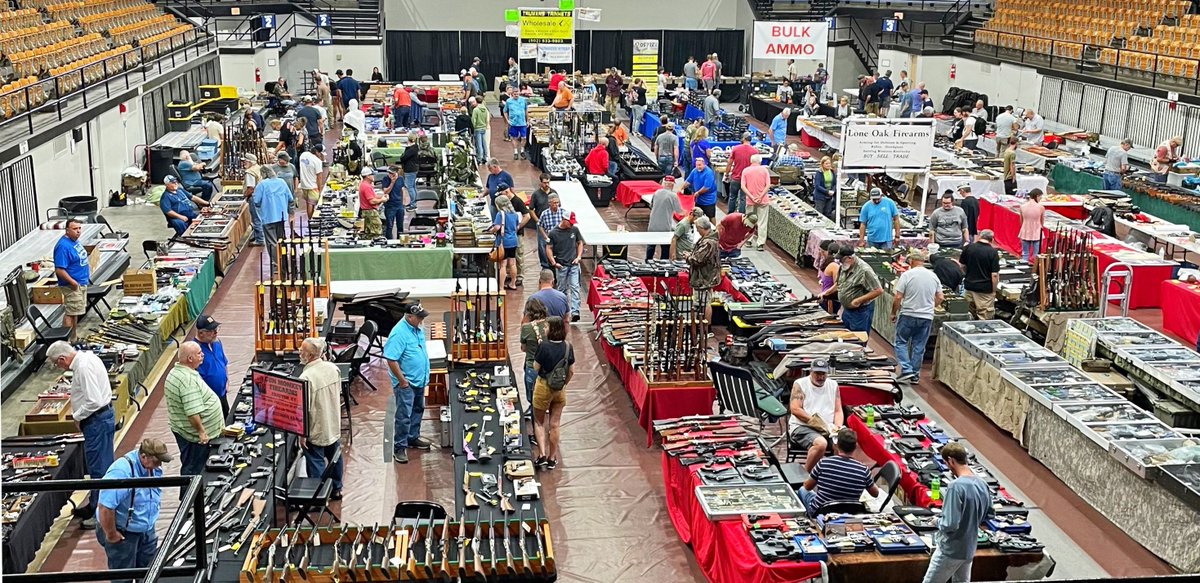 Owensboro Sportscenter (@oborosportctr) on Twitter photo THIS WEEKEND! The Gun Show is back at the <a href="/OboroSportCtr/">Owensboro Sportscenter</a> with a variety of vendors displaying guns, hunting supplies, military surplus, and outdoor gear.
β¬οΈ Hours β¬οΈ
Saturday, 3/22: 9 AM β 5 PM
Sunday, 3/23: 10 AM β 4 PM
β‘οΈ For more info: rkshows.com/event/owensborβ¦ THIS WEEKEND! The Gun Show is back at the <a href="/OboroSportCtr/">Owensboro Sportscenter</a> with a variety of vendors displaying guns, hunting supplies, military surplus, and outdoor gear.
β¬οΈ Hours β¬οΈ
Saturday, 3/22: 9 AM β 5 PM
Sunday, 3/23: 10 AM β 4 PM
β‘οΈ For more info: rkshows.com/event/owensborβ¦