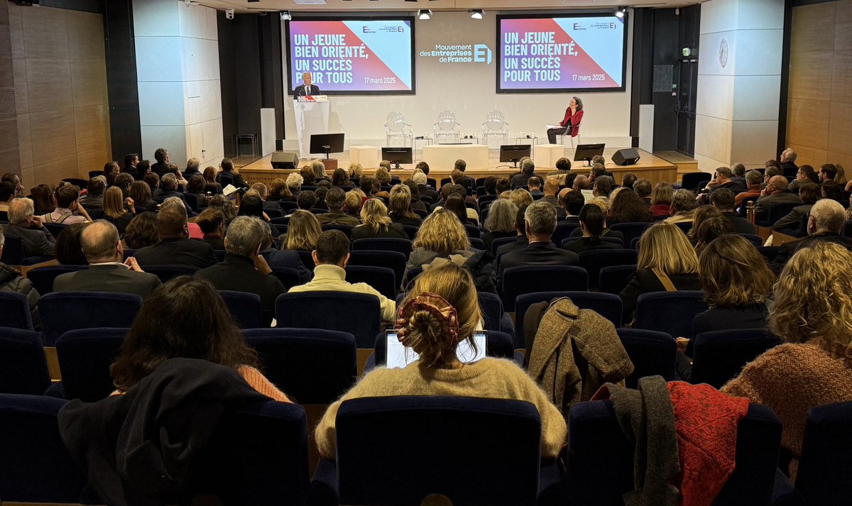 Parce que l’#orientation est la première marche vers une vie professionnelle épanouissante, parce que notre #jeunesse est notre #avenir, le @MEDEF se mobilise pour elle !

« Un jeune bien orienté, un succès pour tous », voici la conviction qui nous anime et guide nos 14