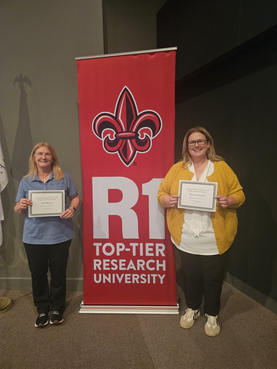 UL_Rgn4STEM's tweet photo. 🌟 Celebrating Our Science Fair Ambassadors! 🌟

Huge congrats to these incredible educators who went above &amp; beyond in guiding their student to the Regional Science Fair 2025! 👏
👏 Thank you for shaping the next generation of innovation👏
#ScienceFair2025 #STEMLeaders #ThankYou https://t.co/FLonupiuCE