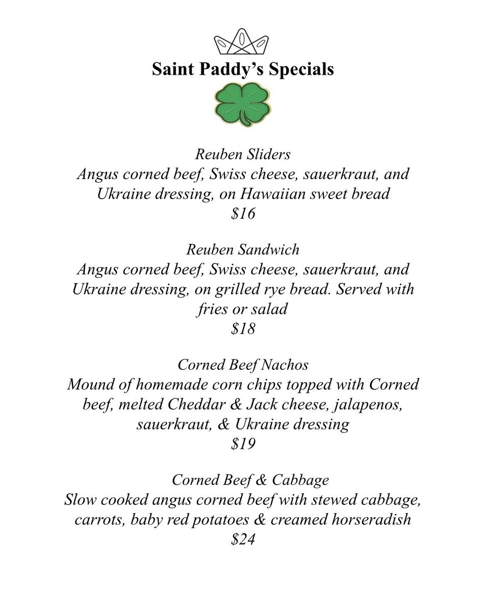 Are you feeling lucky ?!? 🍀 Join us today #StPatricksDay #melodybar 

instagram.com/melodylax?igsh…