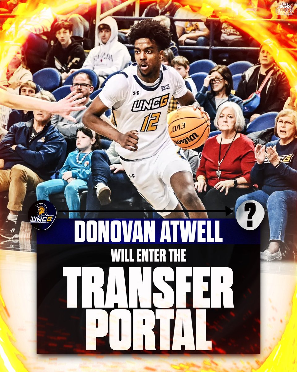 UNC Greensboro guard Donovan Atwell plans to enter the transfer portal he tells <a href="/SeanPaulCBB/">Sean Paul</a> of <a href="/TheFieldOf68/">The Field of 68</a>. 

Atwell, a Huntersville, NC native is 6-5, averaged 13.3 ppg and shot 39.8% from 3.