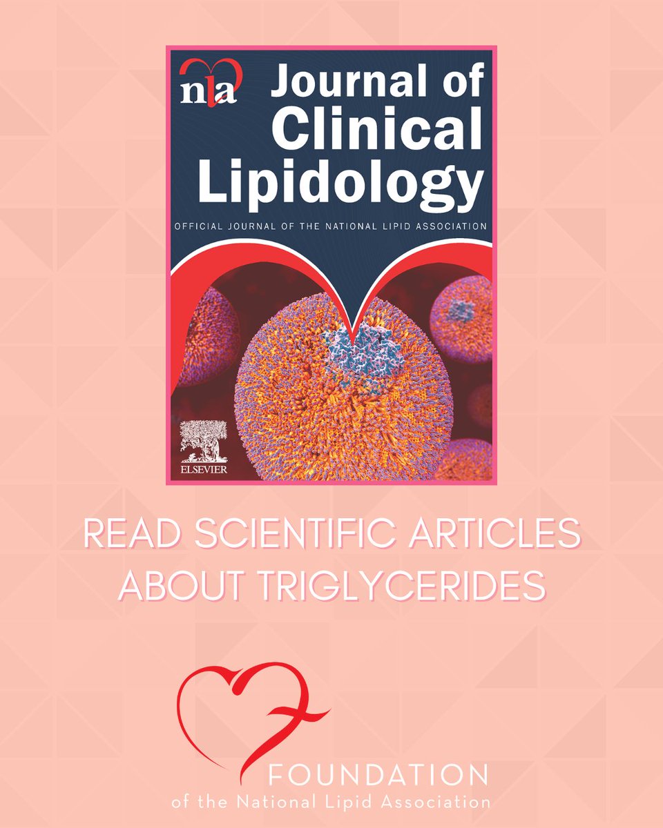 Foundation of the NLA (@foundationofnla) on Twitter photo Do you have patients with high #triglycerides? We've got great TG resources for you!
📖Explore the Journal of Clinical Lipidology (<a href="/LipidJournal/">Journal of Clinical Lipidology</a>) for TG-related articles: lipidjournal.com Do you have patients with high #triglycerides? We've got great TG resources for you!
📖Explore the Journal of Clinical Lipidology (<a href="/LipidJournal/">Journal of Clinical Lipidology</a>) for TG-related articles: lipidjournal.com
