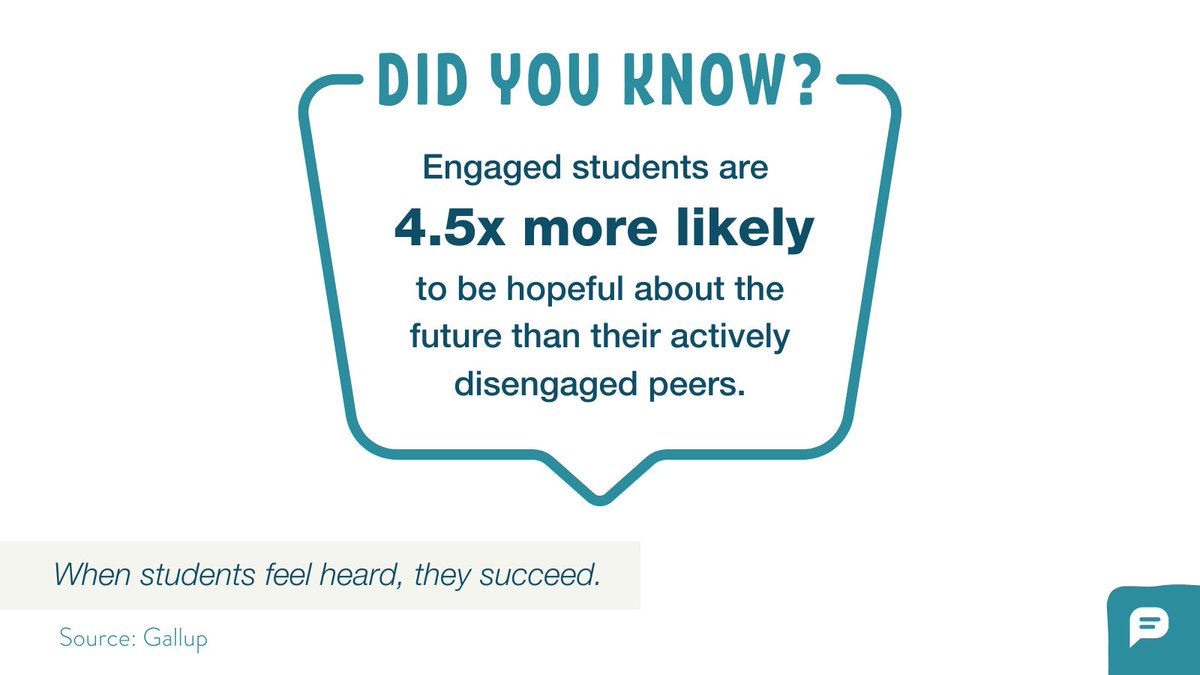 PossipIt's tweet image. Engage your students: hubs.la/Q0395RfQ0

#PulseCheck #Survey #Listen #Community #StudentSuccess #Education #Possip #EmpoweredStudents #OrganizationalListening