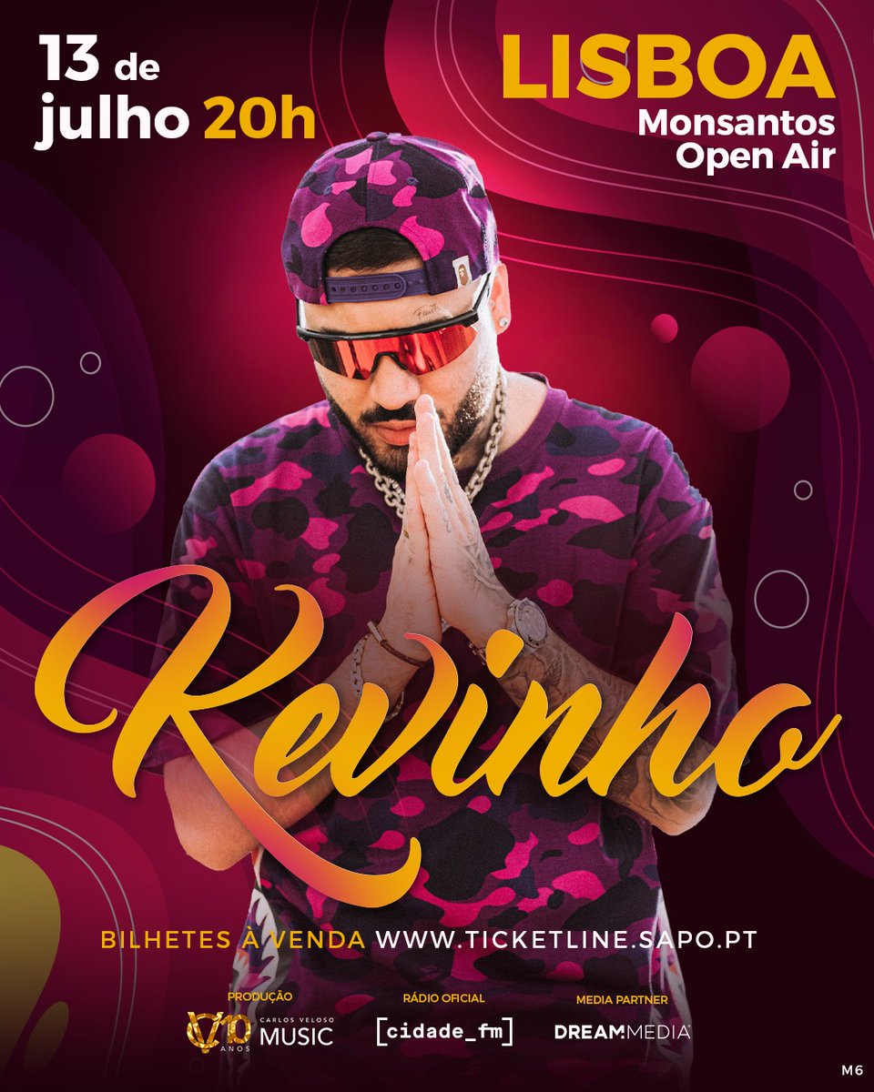 ticketlinept's tweet image. MC Kevinho ao vivo em Portugal para concerto intimista!! 

🗓️ 13 de julho
📍 Monsantos Open Air, Lisboa

🎟️ Bilhetes já à venda em ticketline.pt 

#ticketline #kevinho