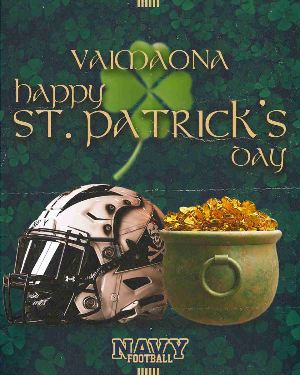 talia_vaimaona's tweet image. Happy St Patrick’s!!! @coachvaa @NavyFB
