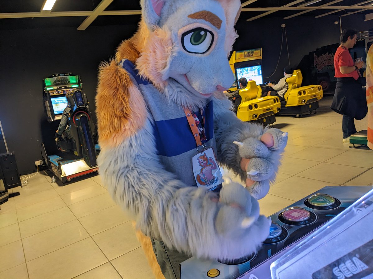 Hikari Sneppy ๐
๐ฟ (@hikarisnep) on Twitter photo He's really dumb and doesn't know how to play...
๐บ: <a href="/FlangeTheCat/">Flange the Station Cat</a>
Event: <a href="/BarkadeFurs/">BarkadeFurs: The Furry Arcade Party ๐ฎ</a> He's really dumb and doesn't know how to play...
๐บ: <a href="/FlangeTheCat/">Flange the Station Cat</a>
Event: <a href="/BarkadeFurs/">BarkadeFurs: The Furry Arcade Party ๐ฎ</a>