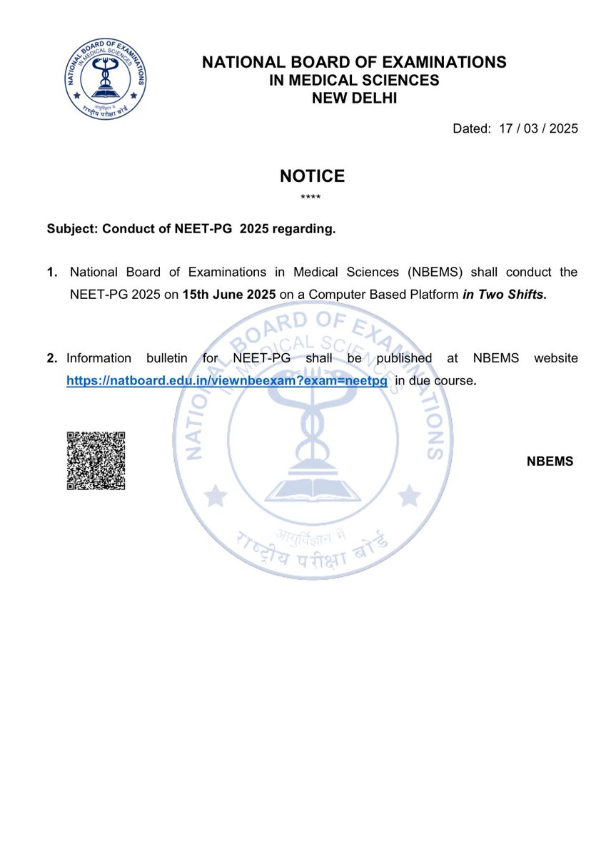 ALL FMGs ASSOCIATION(AFA) (@official_afa_) on Twitter photo Dear <a href="/NbeIndia/">National Board of Examinations</a> , conducting NEETPG in two shifts raises serious concerns about fairness and transparency. Normalization of scores can never fully account for varying difficulty levels, leaving aspirants at a disadvantage. A single-shift exam ensures equal opportunity for all. Dear <a href="/NbeIndia/">National Board of Examinations</a> , conducting NEETPG in two shifts raises serious concerns about fairness and transparency. Normalization of scores can never fully account for varying difficulty levels, leaving aspirants at a disadvantage. A single-shift exam ensures equal opportunity for all.