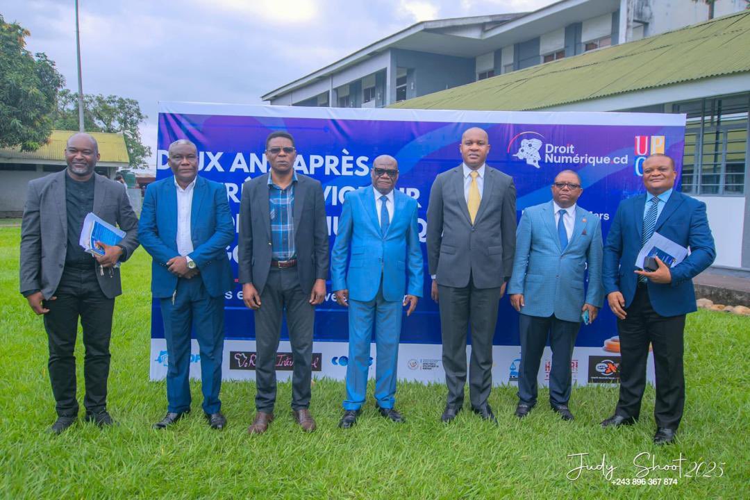 AdnRdc's tweet image. #LexNumerica Deux ans du Code du numérique: Bilan, défis et perspectives. Des experts ont discuté des enjeux juridiques du numérique et des recommandations ont été proposées pour un cadre légal optimal. Le Coordonnateur Adjoint, @kmugo2 a représenté l’ADN lors de cette conférence