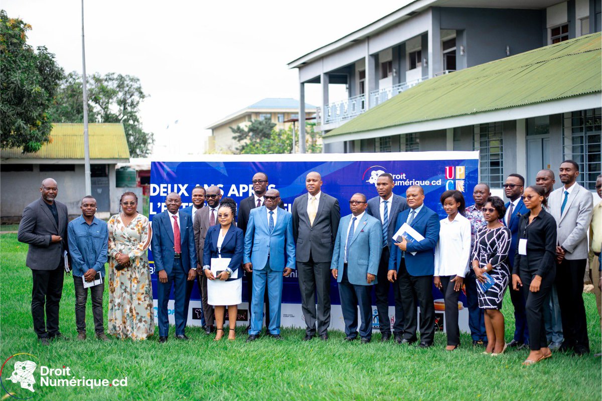 AdnRdc's tweet image. #LexNumerica Deux ans du Code du numérique: Bilan, défis et perspectives. Des experts ont discuté des enjeux juridiques du numérique et des recommandations ont été proposées pour un cadre légal optimal. Le Coordonnateur Adjoint, @kmugo2 a représenté l’ADN lors de cette conférence