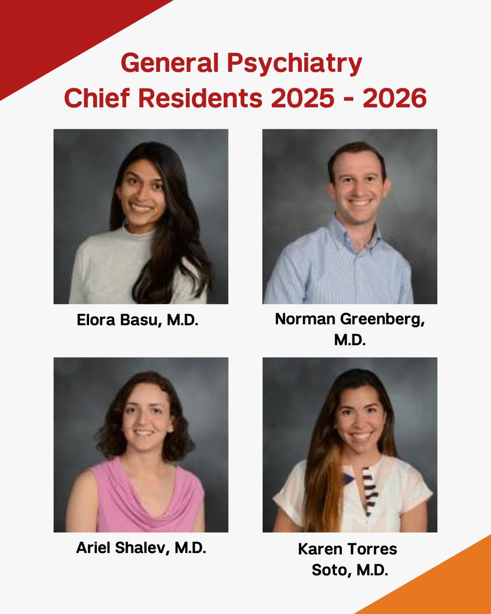Weill Cornell Medicine Psychiatry (@wcmpsychiatry) on Twitter photo Join us in congratulating our new chief residents: Drs. Elora Basu, Norman Greenberg, Ariel Shalev and Karen Torres Soto. We also thank our current chiefs, Drs. Varun Goel, Chara Louka, Katya Potkin and Michael Woods, for their contributions to @weillcornell/<a href="/nyphospital/">NewYork-Presbyterian</a>. Join us in congratulating our new chief residents: Drs. Elora Basu, Norman Greenberg, Ariel Shalev and Karen Torres Soto. We also thank our current chiefs, Drs. Varun Goel, Chara Louka, Katya Potkin and Michael Woods, for their contributions to @weillcornell/<a href="/nyphospital/">NewYork-Presbyterian</a>.