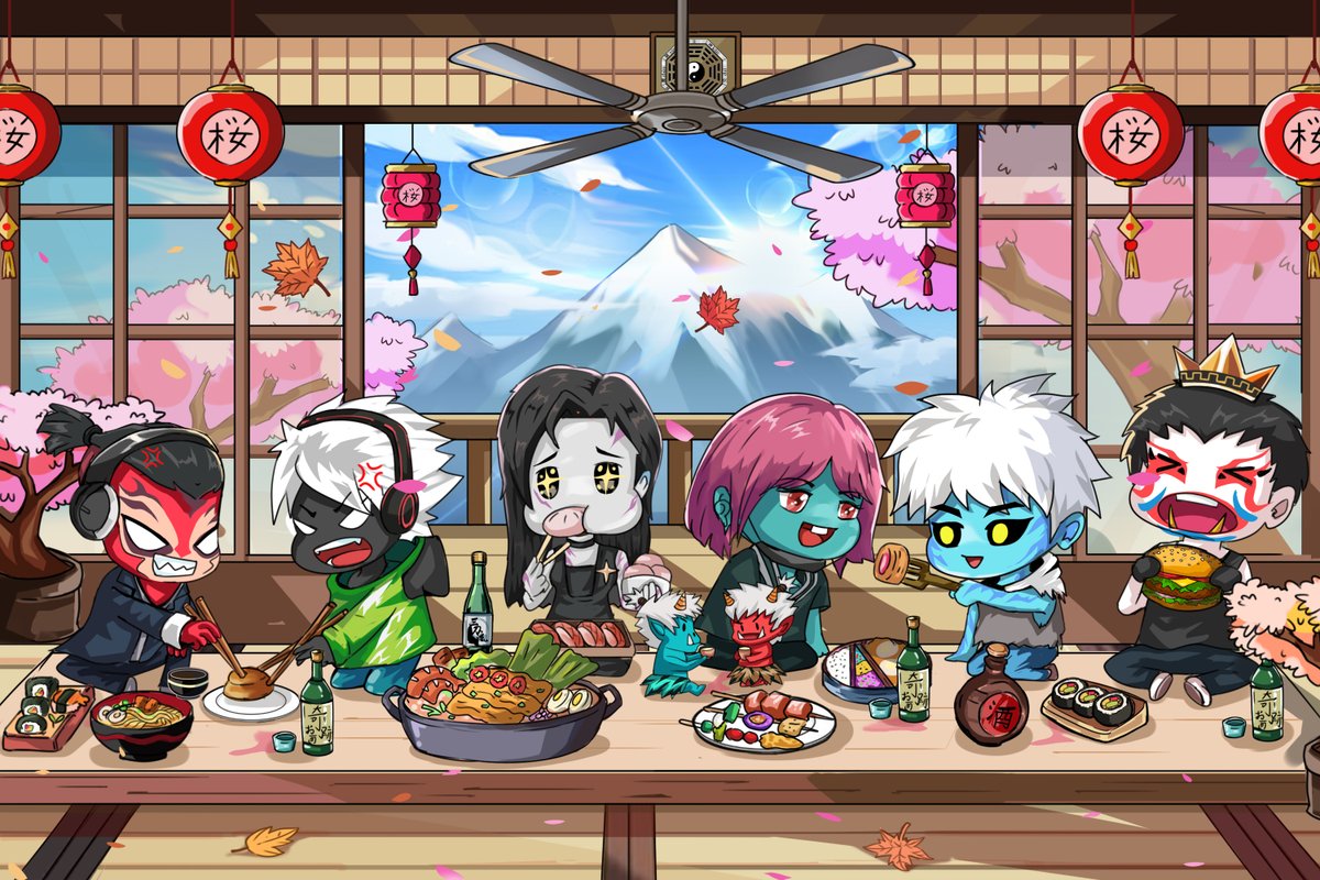 Theres nothing better than having a gathering with web3 friends <a href="/0n1Force/">ONI FORCE</a>
吃飯啦！ 
<a href="/Afs2407/">JOKΞR 12 ❚ ❚ 🦍🤝 🤙</a>
<a href="/EricCLFung/">EricF</a>
<a href="/0n1ychristine/">Christine | Coins.ph | OFR</a>
<a href="/iris00x/">iris tam🍜</a>
<a href="/LokisNFTs/">Loki</a>
<a href="/Craigs73/">B0tak</a>
artist @MemeStudioYuto
#PixelVsPixel