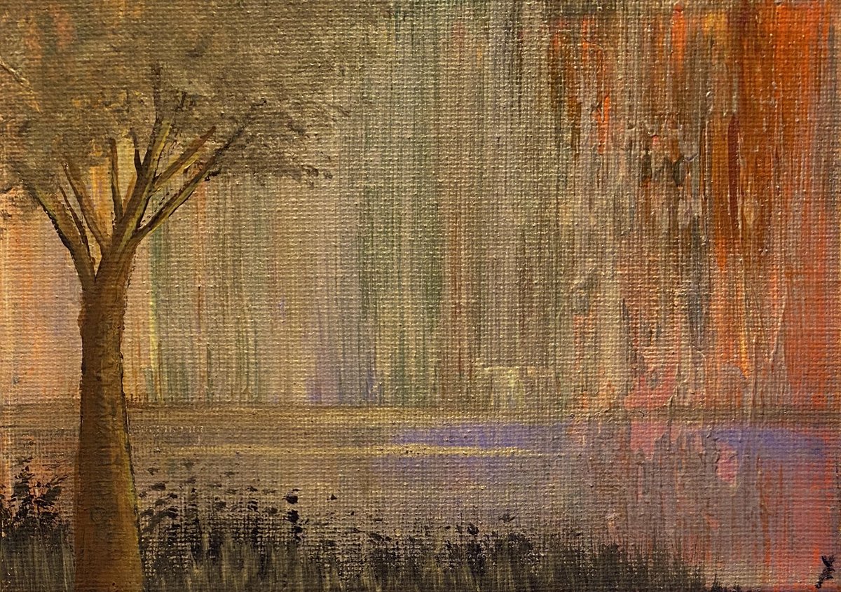 acrylics on canvas 🎨 
5x7”