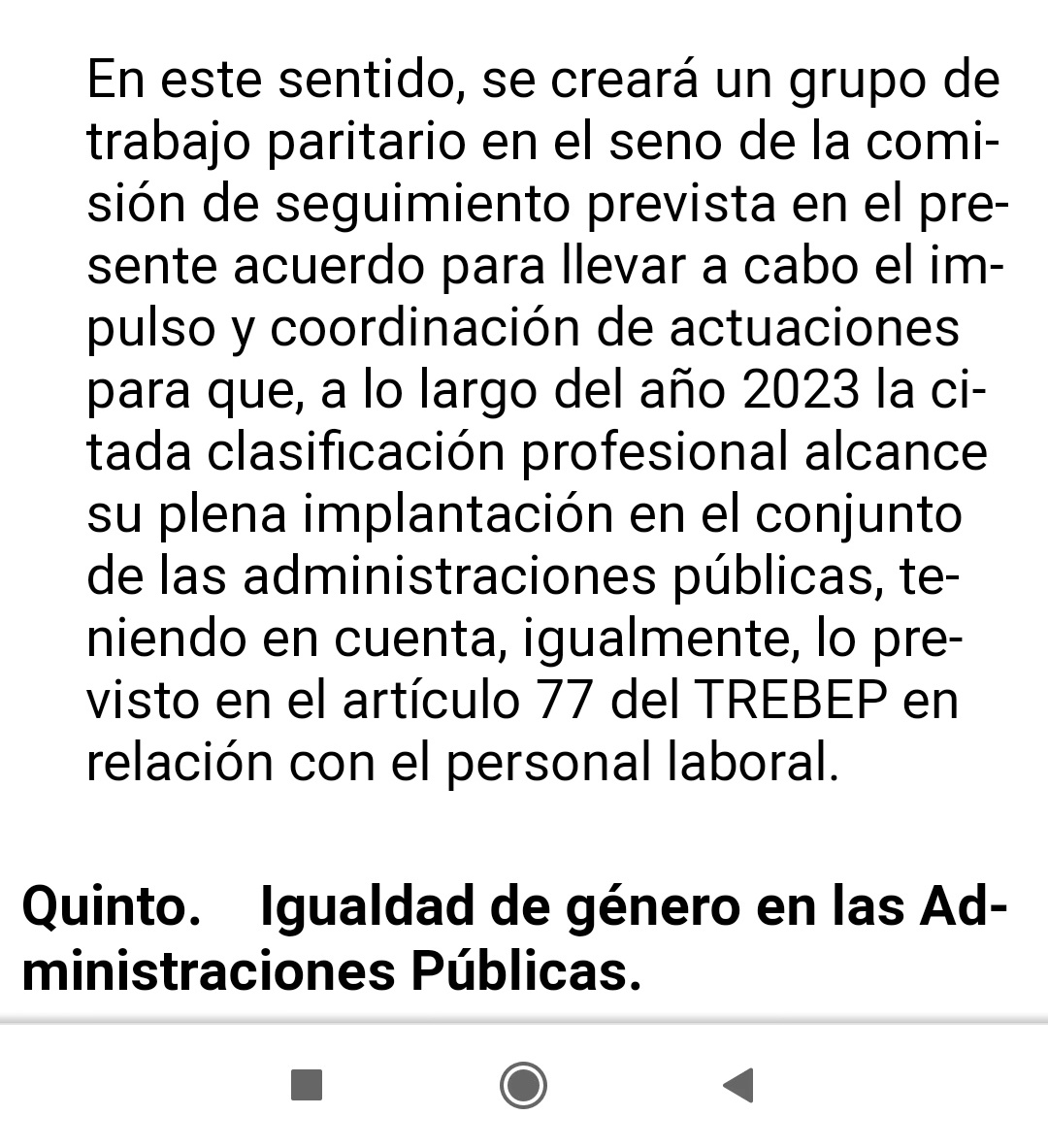 Firmó un acuerdo, el punto 4 del Acuerdo Marco Administración S.XXI del 2022 aún sin cumplir <a href="/mjmonteroc/">María Jesús Montero</a>
#tcaefuncionesc1ya #LoDeMontero