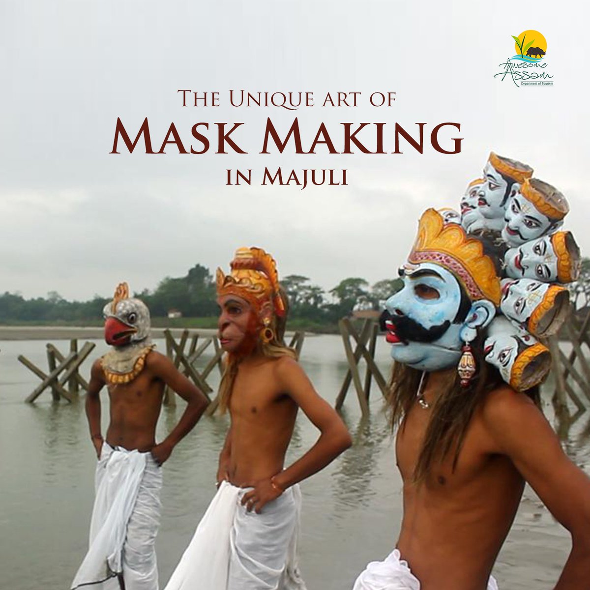 aweassam's tweet photo. Mask making in Majuli is a unique tradition.

#AwesomeAssam
#ExploreAssam
#MajuliMask
#MukhaSilpa https://t.co/VYIVpYpImF
