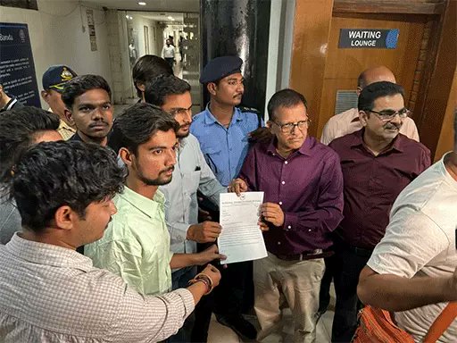 Students demand cancellation of Rakshit Chaurasiya’s admission from MSU
