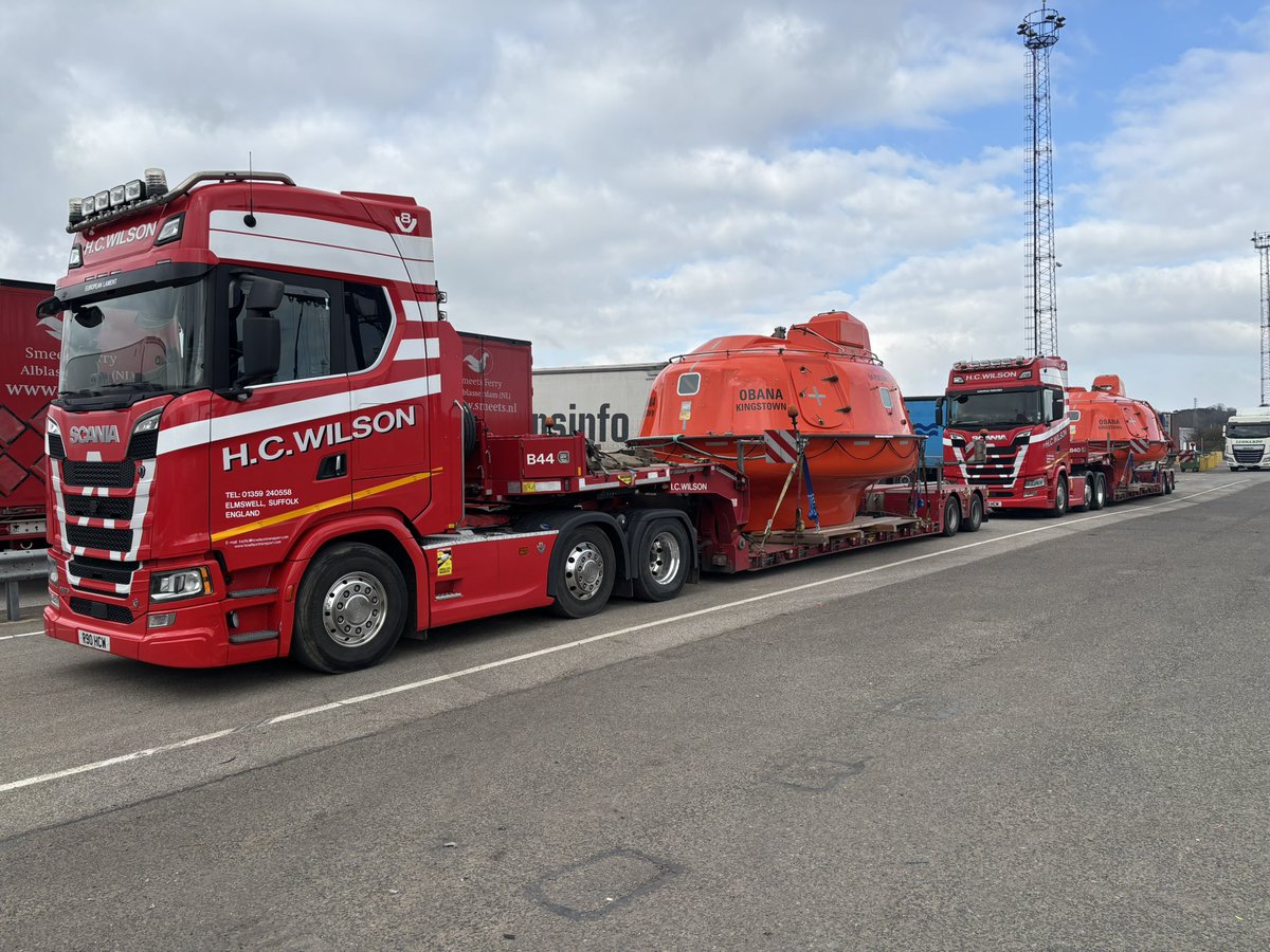 Playing safe and taking my own safety kit on the DFDS tub tonight 😂