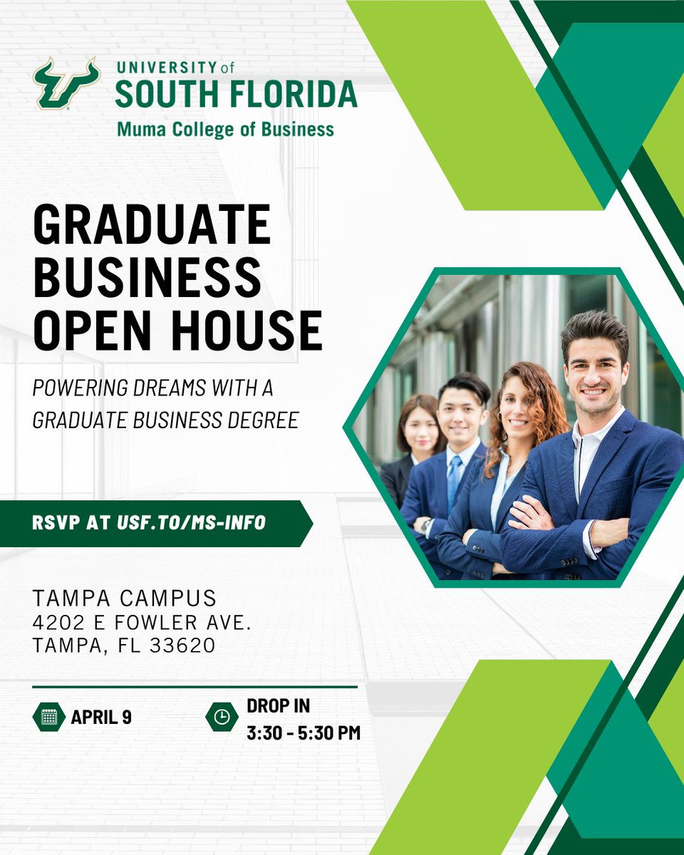 Join us on April 9th for our Graduate Business Open House!