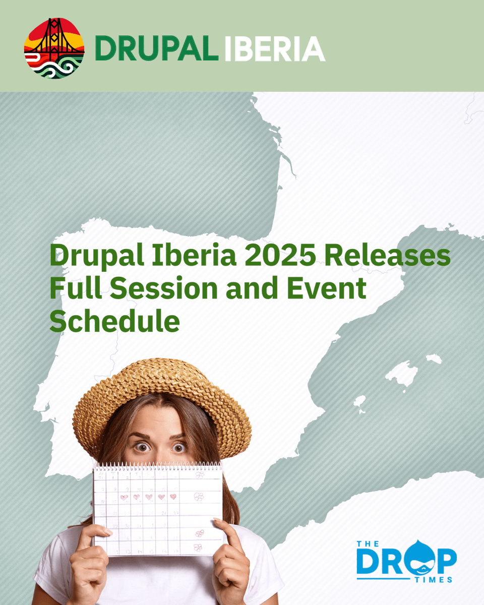 thedroptimes's tweet photo. 📢 The Drupal Iberia 2025 schedule is out! Join Drupal pros from Spain & Portugal on April 4-5 in Cáceres for expert talks, workshops, and networking. Plus, explore a UNESCO World Heritage city! 🌍 🔗 https://t.co/WBUyuEDCGe #Drupal #DrupalIberia @DrupalAED @drupalportugal https://t.co/FBSDlpVX1o
