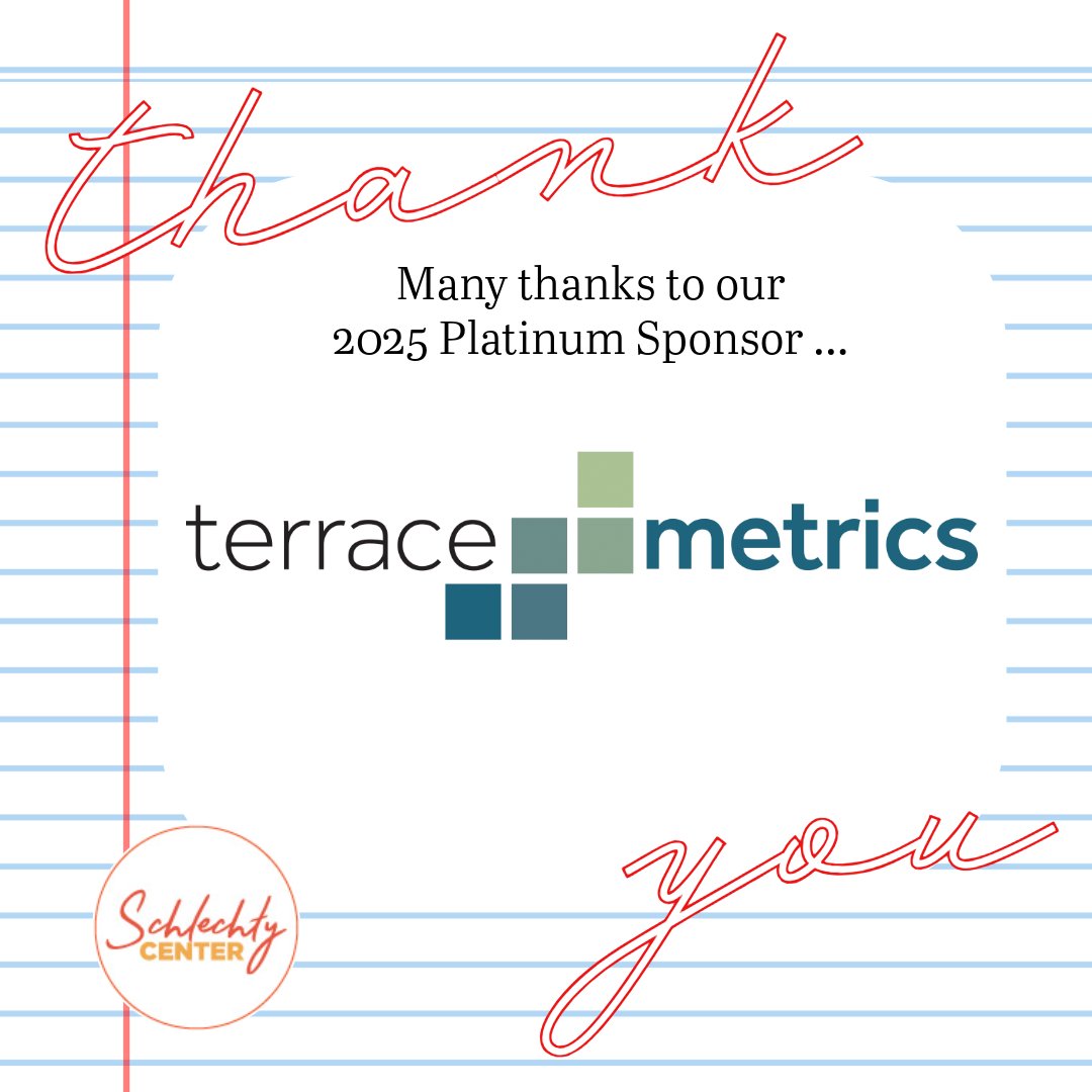 Schlechty Center (@schlechtycenter) on Twitter photo With Gratitude and Appreciation for Our Platinum Sponsor - Terrace Metrics <a href="/terracemetrics/">Terrace Metrics Inc</a> <a href="/natsupers/">NSR</a> <a href="/drstevemac1/">Dr. Steve McCammon</a> With Gratitude and Appreciation for Our Platinum Sponsor - Terrace Metrics <a href="/terracemetrics/">Terrace Metrics Inc</a> <a href="/natsupers/">NSR</a> <a href="/drstevemac1/">Dr. Steve McCammon</a>