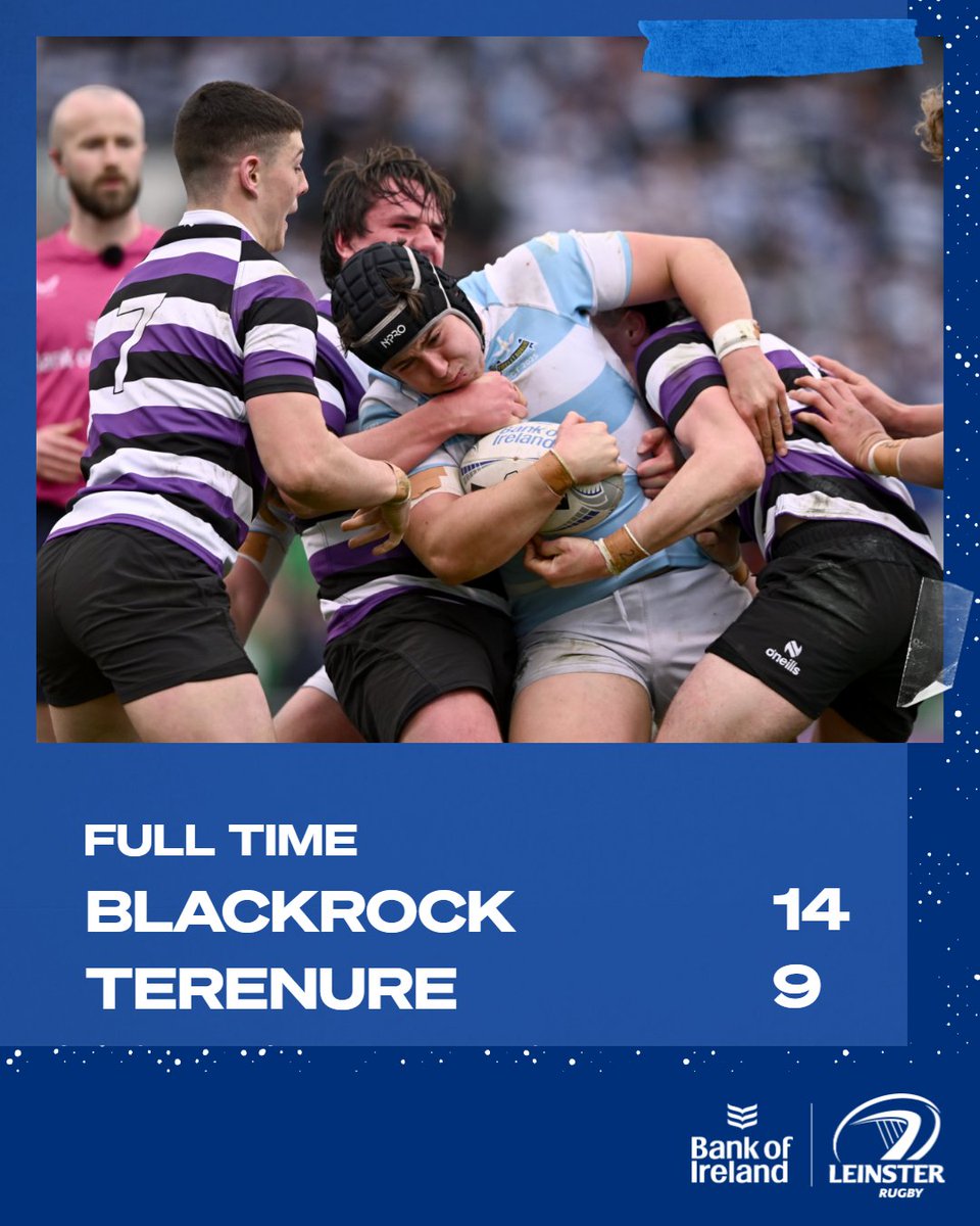 Leinster Domestic (@leinsterbranch) on Twitter photo 🏆 It's all over! <a href="/BlackrockColl/">Blackrock College</a> are <a href="/bankofireland/">Bank of Ireland</a> Senior Cup champions once more!
#NeverLessThanEverything 🏆 It's all over! <a href="/BlackrockColl/">Blackrock College</a> are <a href="/bankofireland/">Bank of Ireland</a> Senior Cup champions once more!
#NeverLessThanEverything