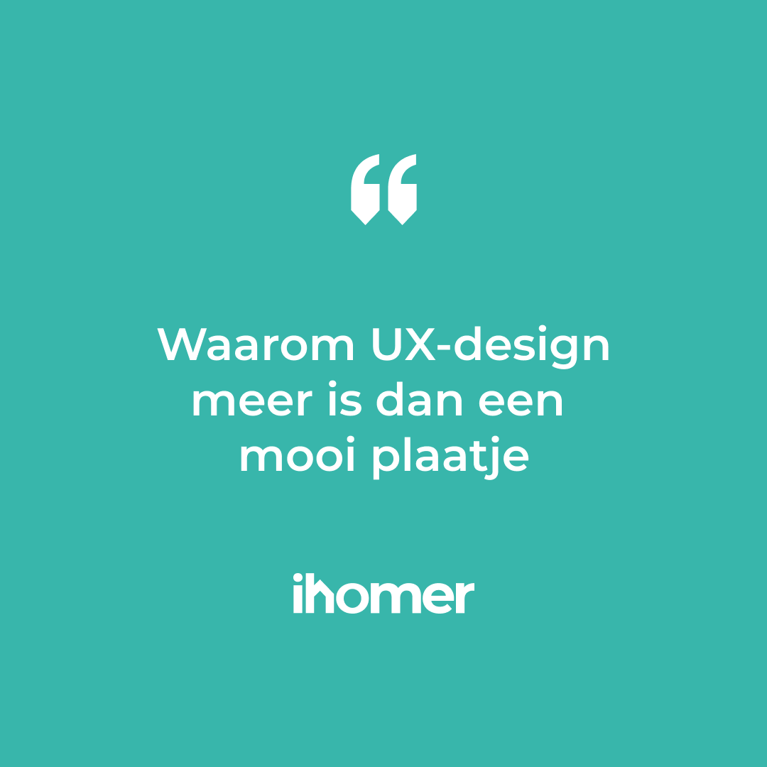 Een bureaustoel met blokkerende wieltjes en een stugge rugleuning. Je kunt erop zitten, maar prettig is anders. Zo werkt slechte UX ook. Goede UX maakt je product intuïtief én fijn in gebruik. Lees meer in het blog van Julius Honée: 👉 ihomer.nl/blog-ux
