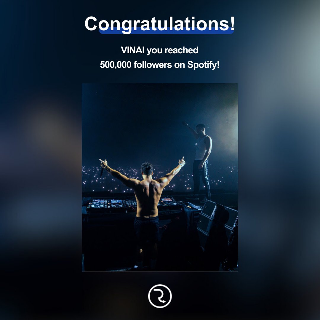 Congratulations RouteNote artist VINAI who just hit a staggering 500k followers on Spotify! @vinai is also currently pulling over 6 million monthly listeners on Spotify. That's a lot of people regularly tuning in to your tunes 🤯

Stream VINAI on Spotify open.spotify.com/artist/4mrBetq…