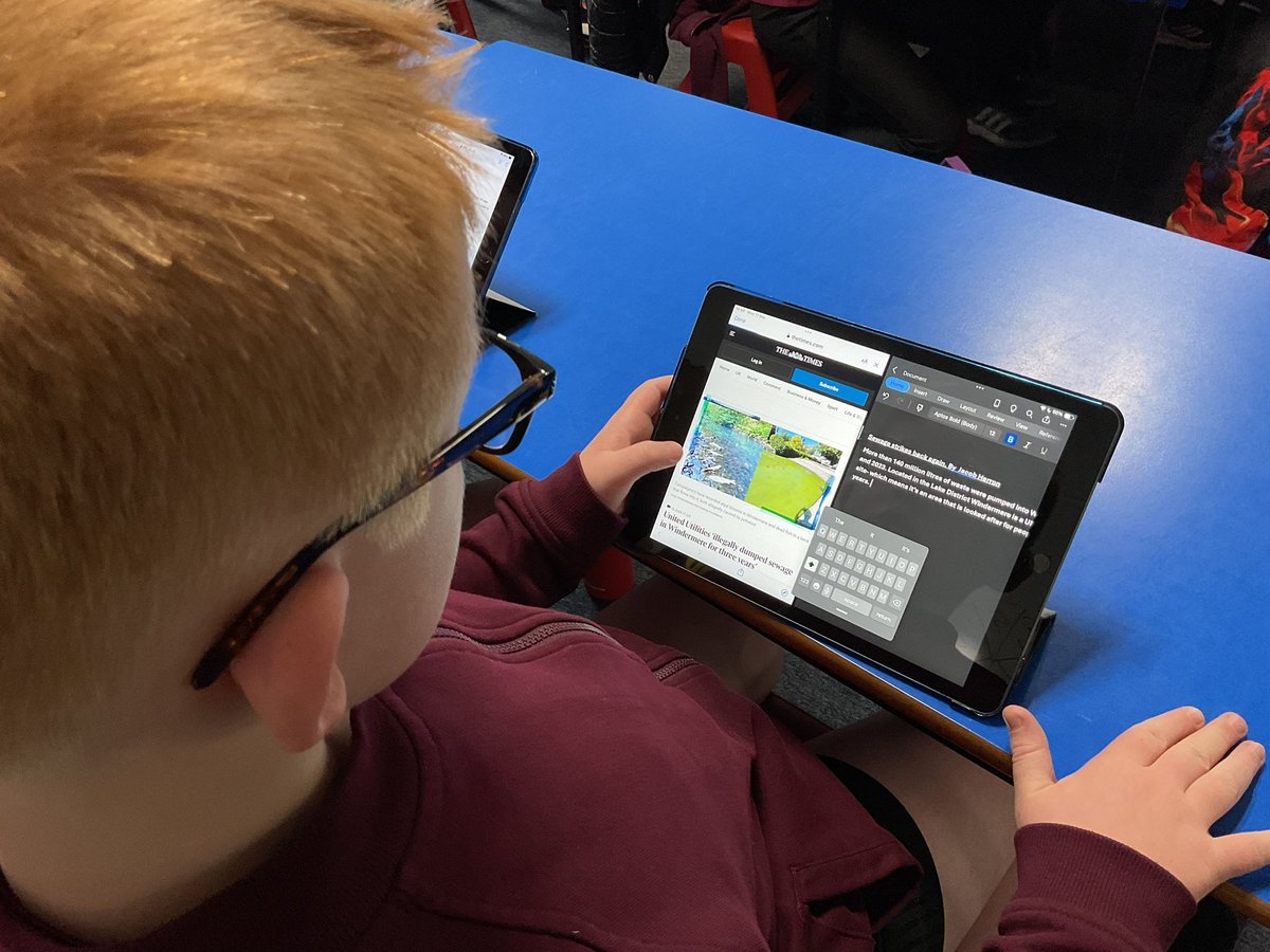 PDA_Y4's tweet image. Learning about water pollution, we were shocked to hear how many people die from drinking unsanitary water each year, which made us very grateful for what we have. We then wrote a newspaper report about when 143 litres of raw sewage was dumped into Lake Windermere #pdascience