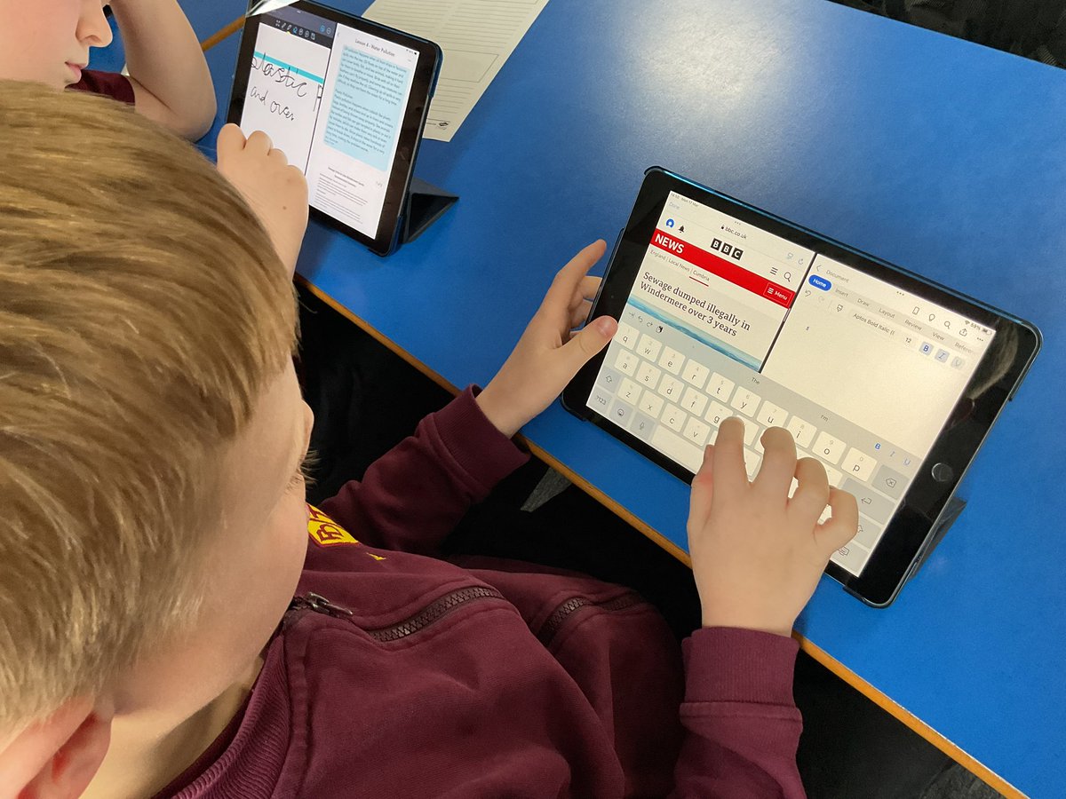 PDA_Y4's tweet image. Learning about water pollution, we were shocked to hear how many people die from drinking unsanitary water each year, which made us very grateful for what we have. We then wrote a newspaper report about when 143 litres of raw sewage was dumped into Lake Windermere #pdascience