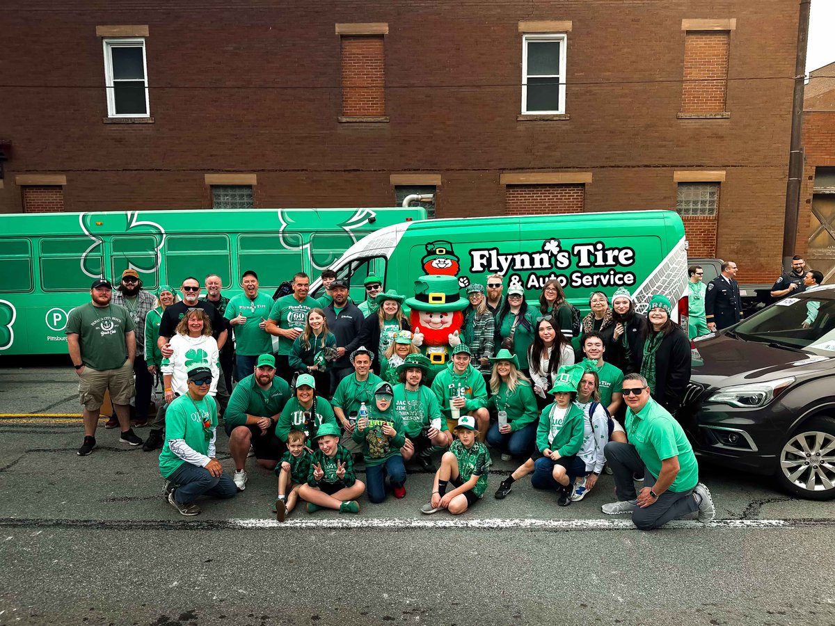 Another successful year celebrating St. Patty's Day with our community in Pittsburgh! ☘️ (and the t-shirt cannon was a hit!)

#Pittsburgh #StPatricksDay #Parade #TireandAutoService