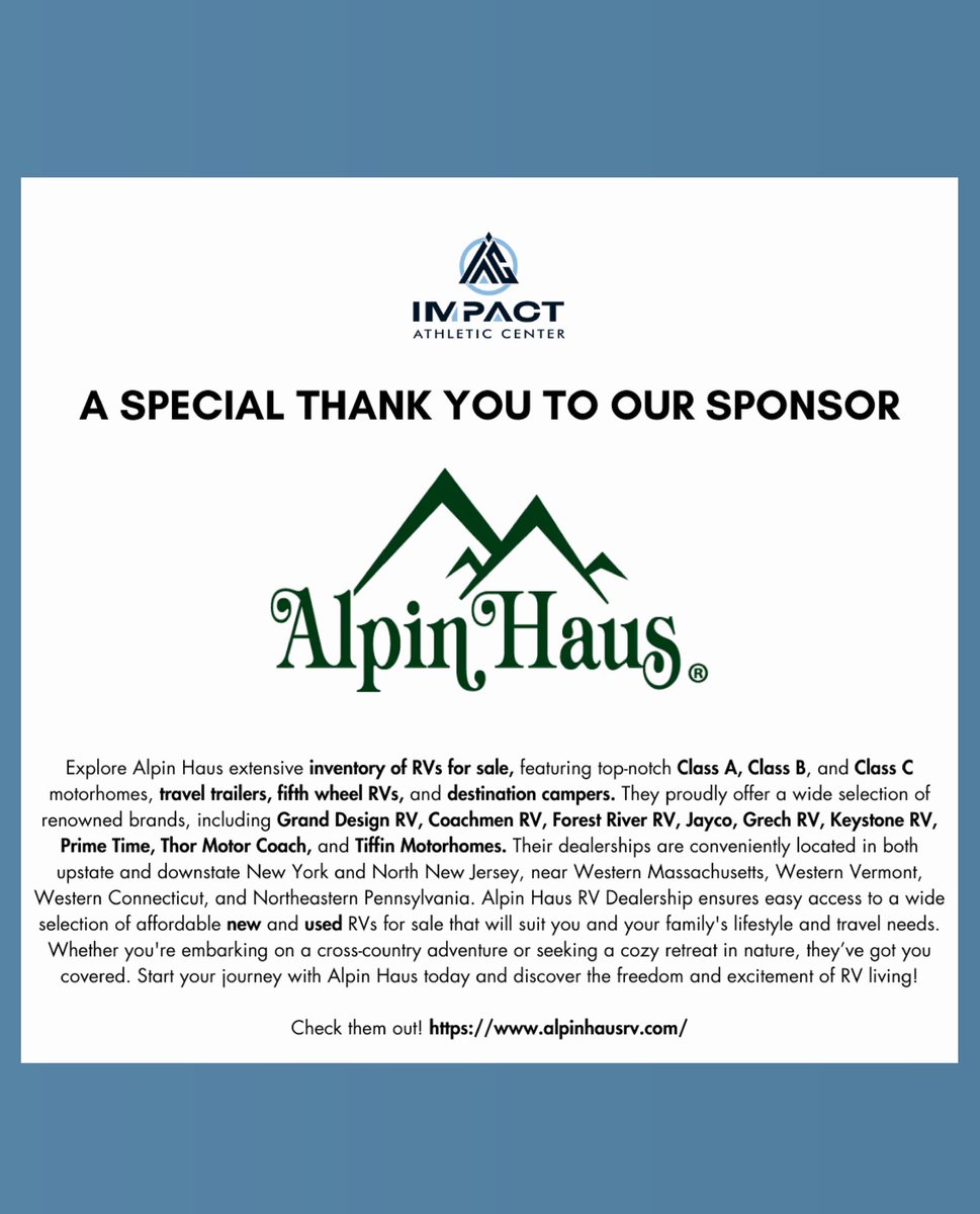 Happy Monday &amp; Happy St. Patrick’s Day!🍀🍀🍀

Here’s this week’s Open Gym Schedule (3/17-3/23)—let’s get after it and make it a great one! 💪

A huge shoutout to our amazing sponsor, Alpin Haus, for making this possible! 🙌

#OpenGym  #MakeAnImpact #AlpinHaus #StPatricksDay