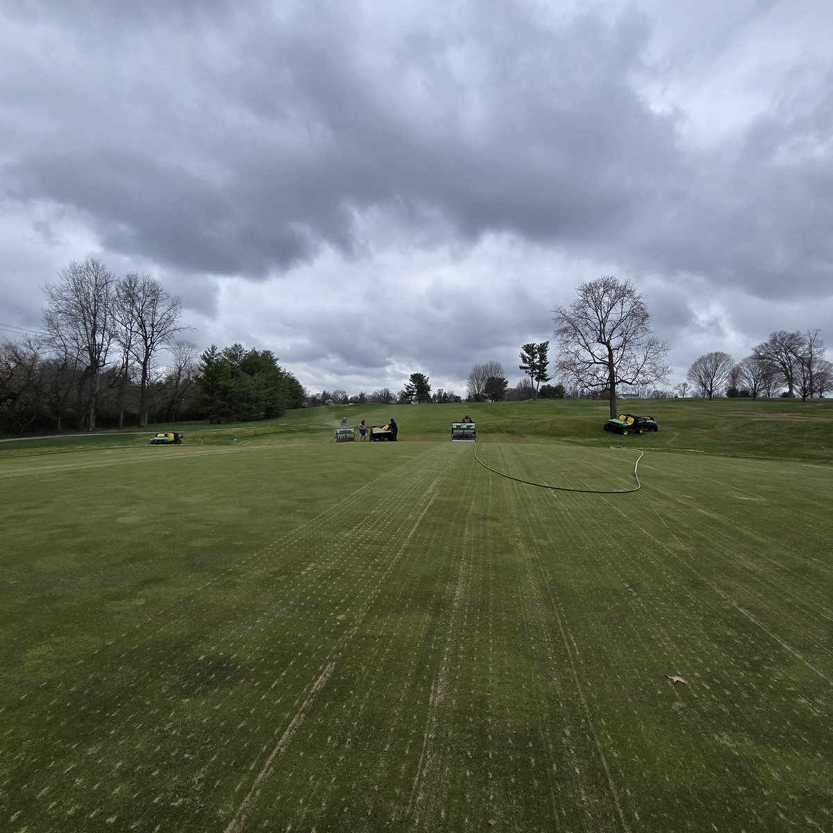 Phillip Majernik (@specializedturf) on Twitter photo Making the turn with <a href="/KYTurfSolutions/">Chris Miller</a> at <a href="/IHCCGreenkeeper/">Matthew Wharton</a> place! Chilly and cloudy, but the sand is moving! Great depth with very little sand on the surface. #DryJect awesome job by all crew and staff!!! 👍 Making the turn with <a href="/KYTurfSolutions/">Chris Miller</a> at <a href="/IHCCGreenkeeper/">Matthew Wharton</a> place! Chilly and cloudy, but the sand is moving! Great depth with very little sand on the surface. #DryJect awesome job by all crew and staff!!! 👍