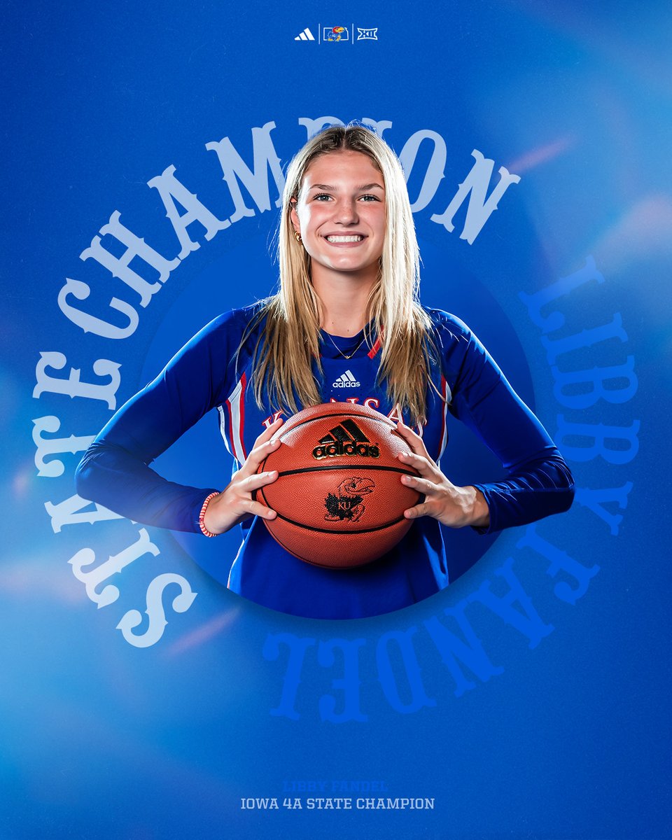 KUWBball's tweet image. These Jayhawks are STATE CHAMPS 🏆

Huge congrats to both @LibbyFandel and @Jaliya_Davis_ for winning state championships with their high schools!
