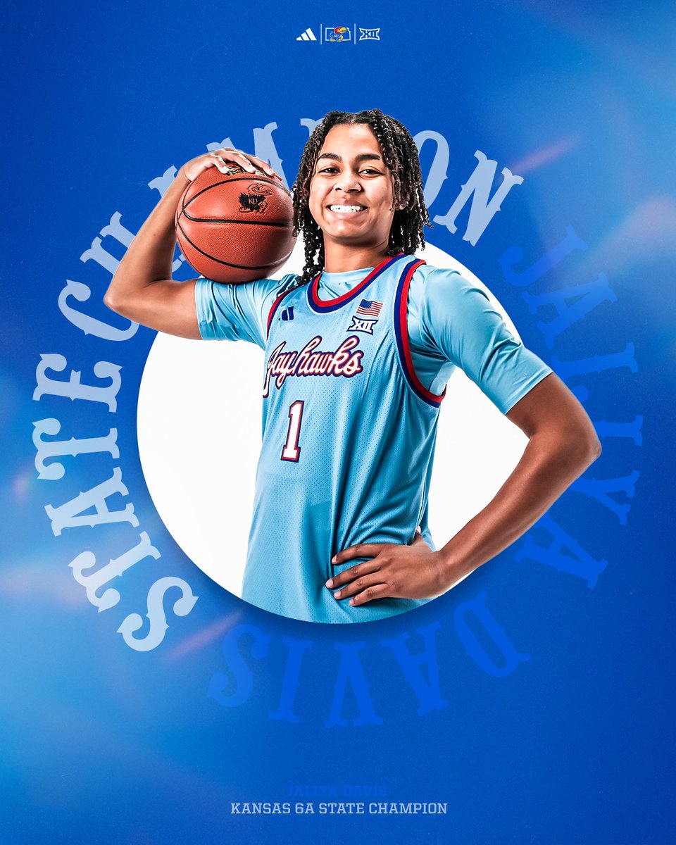 KUWBball's tweet image. These Jayhawks are STATE CHAMPS 🏆

Huge congrats to both @LibbyFandel and @Jaliya_Davis_ for winning state championships with their high schools!