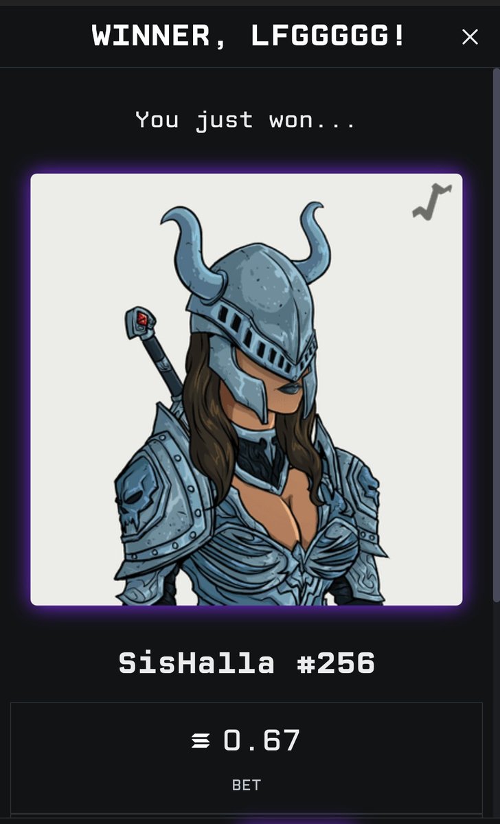 Orochimaru_BNB's tweet photo. Yesterday, i won a @BroHallaNFT grail with @tensor_hq Lucky roll!!!
Its like 1/1 for me because its the only one female traits with Northern Queen Helmet + Northern Queen Armor!
#LFSIS!!! https://t.co/JYhWRKmDWJ
